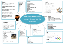 Ancient Greece and the Olympics