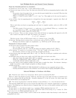 Thursday Apr 24 - UGA Math Department