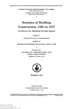General Trend in Construction and Residential Building