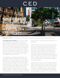 Small cells - Parallel Infrastructure