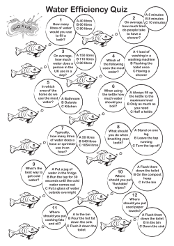 H2O quiz 1 - Girlguiding South West England