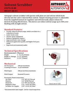 Solvent Scrubber - Autoquip Automation