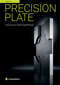 PRECISION PLATES Brochure_November 2016