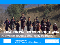 education progress in south asia