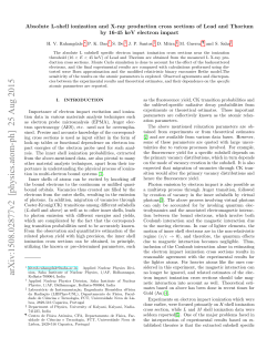 Absolute L-shell ionization and X-ray production cross sections of
