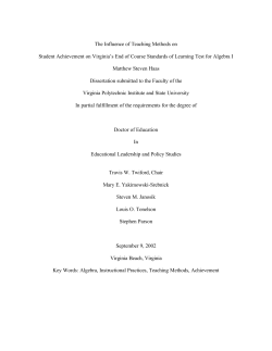 The Influence of Teaching Methods on Student - ETD-db