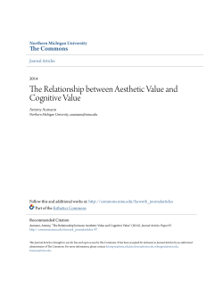 The Relationship between Aesthetic Value and