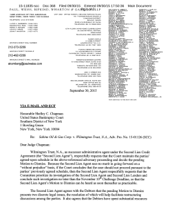 212-373-3209 September 30, 2015 VIA E-MAIL AND ECF