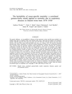 The heritability of cause-specific mortality