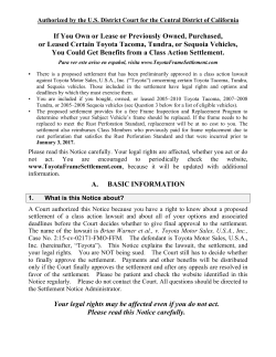 If You Own or Lease or Previously Owned, Purchased, or Leased
