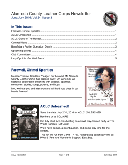 ACLC Newsletter 2016-07 - Alameda County Leather Corps