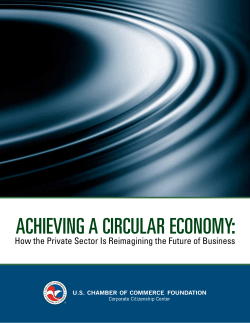 achieving a circular economy - US Chamber of Commerce Foundation