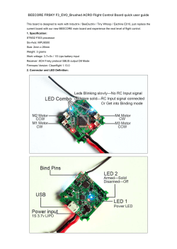 BEECORE FRSKY F3_EVO_Brushed ACRO Flight Control Board
