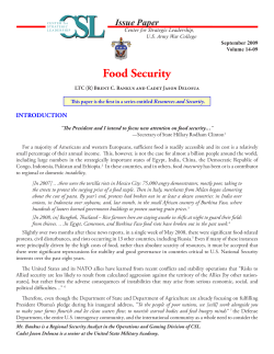 Food Security
