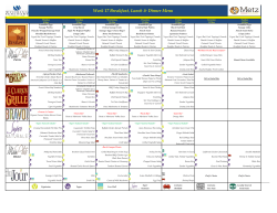 Menu - Wyoming Seminary