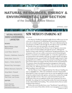 new mexico`s enabling act