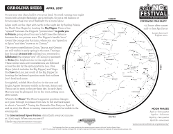 April 2017 star chart