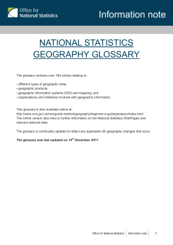 In brief - Office for National Statistics