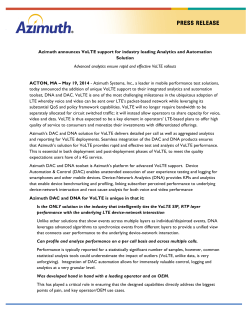 PRESS RELEASE - Azimuth Systems