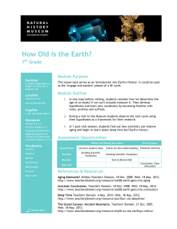 How Old is the Earth?
