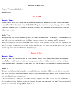 A Reflection on the Stations