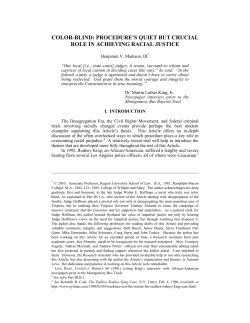 color-blind: procedure`s quiet but crucial role in