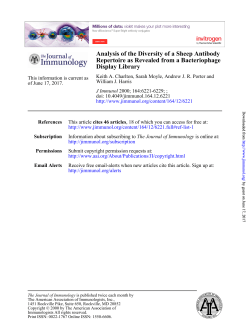 Display Library Repertoire as Revealed from a Bacteriophage