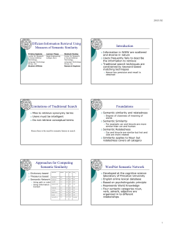 Efficient Information Retrieval Using Measures of - AUEB e