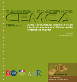 Divided families, fractured schooling, in Mexico