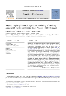 Beyond single syllables: Large-scale modeling of reading aloud with