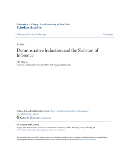 Demonstrative Induction and the Skeleton of