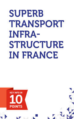 Superb transport infrastructure in France