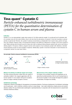 Tina-quant Cystatin C Gen. 2 fact sheet