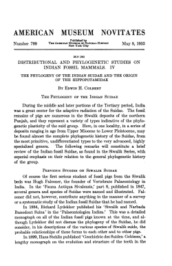 american museum novitates - AMNH Library Digital Repository