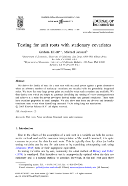Testing for unit roots with stationary covariates