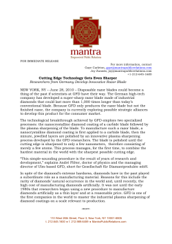 Cutting Edge Technology Gets Even Sharper Researchers