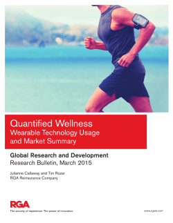 "Quantified Wellness"