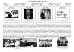 a business sample cameo. - Mackay Chamber of Commerce