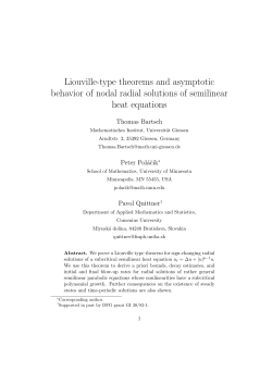 Liouville-type theorems and asymptotic behavior of nodal radial