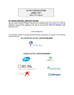 Current  - Canadian College of Neuropsychopharmacology