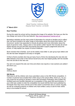 3rd Mar 2014 - St Paul`s C of E Primary School