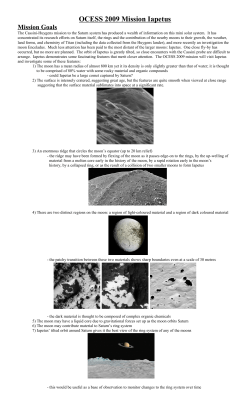 Mission Iapetus planning document