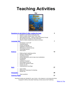 Teaching Activities - Arbordale Publishing