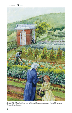 Jefferson`s Retirement Garden