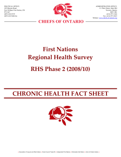 Fact Sheet - Chronic Health