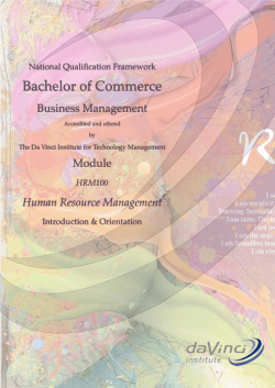 HRM100 Human Resource Management A Systems Approach