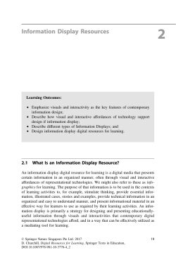 Information Display Resources