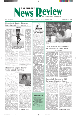 February 24, 2005 - Greenbelt News Review