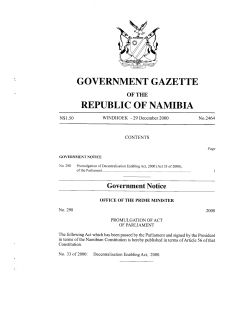 Decentralisation Enabling Act, 2000