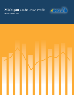 Michigan Credit Union Profile - Michigan Credit Union League